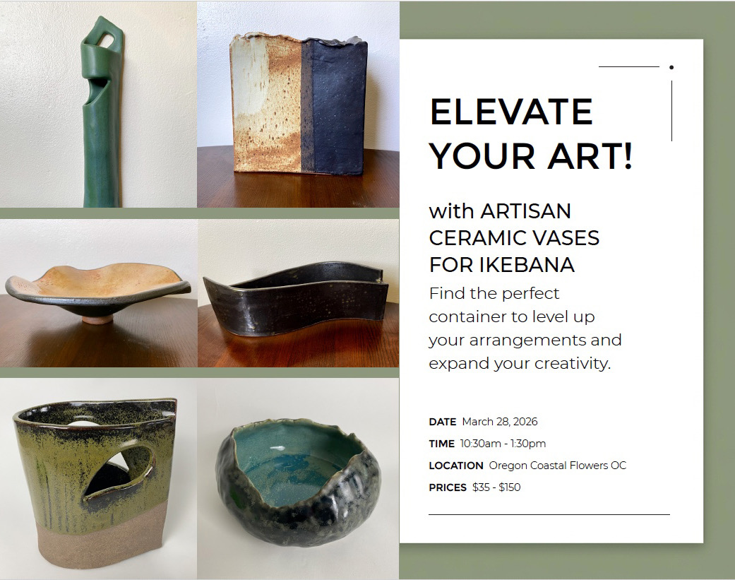 IKEBANA CERAMIC VASE SALE • March 28, 2026